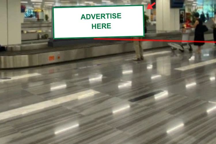 2 Sided Horizontal Airport LED Screen Billboard at Tan Son Nhat International Airport, Tan Son Hoa Ward, Ho Chi Minh City (Level 2, Baggage Carousel No. 05 Area, Domestic Arrivals Terminal, Terminal T3)