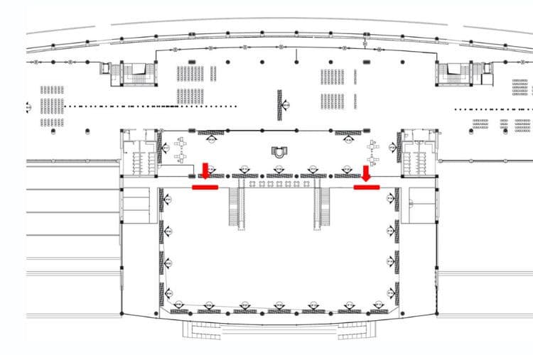 Map - Horizontal Airport LED Screen Billboard at Cam Ranh International Airport, Bac Cam Ranh Ward, Khanh Hoa (OP01, Public hall area of the Domestic Departures and Arrivals Terminals)