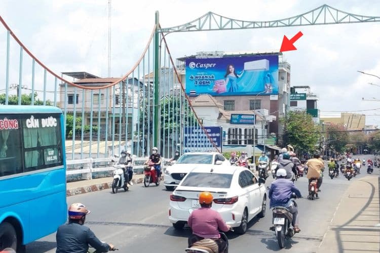 1 Panel Horizontal Wallscape Billboard at 5 Dinh Bo Linh, My Tho Ward, Dong Thap