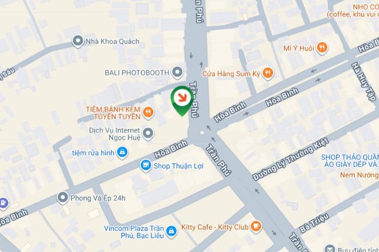Map - Horizontal Wallscape Billboard at 41 Tran Phu, Bac Lieu Ward, Ca Mau