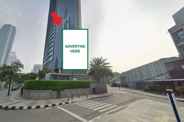 1 Panel Vertical Videotron Billboard at Jl. MH. Thamrin No. 81, Jakarta Pusat, DKI Jakarta  (B)