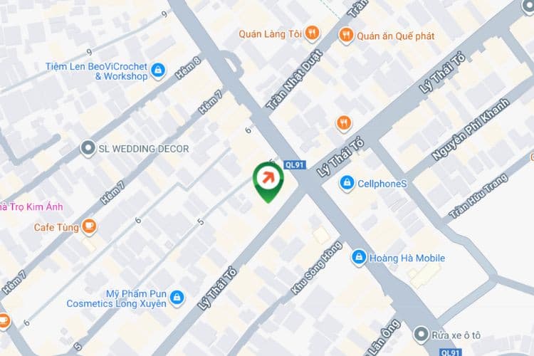 Map - Horizontal Wallscape Billboard at 290 Ly Thai To, Long Xuyen Ward, An Giang