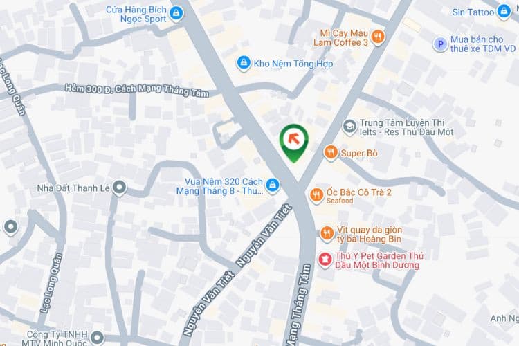 Map - Horizontal Wallscape Billboard at 326 Cach Mang Thang 8, Thu Dau Mot Ward, Ho Chi Minh City