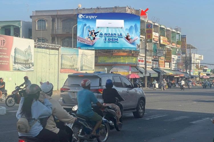 1 Panel Horizontal Wallscape Billboard at 97 Ly Thuong Kiet, Cao Lanh Ward, Dong Thap