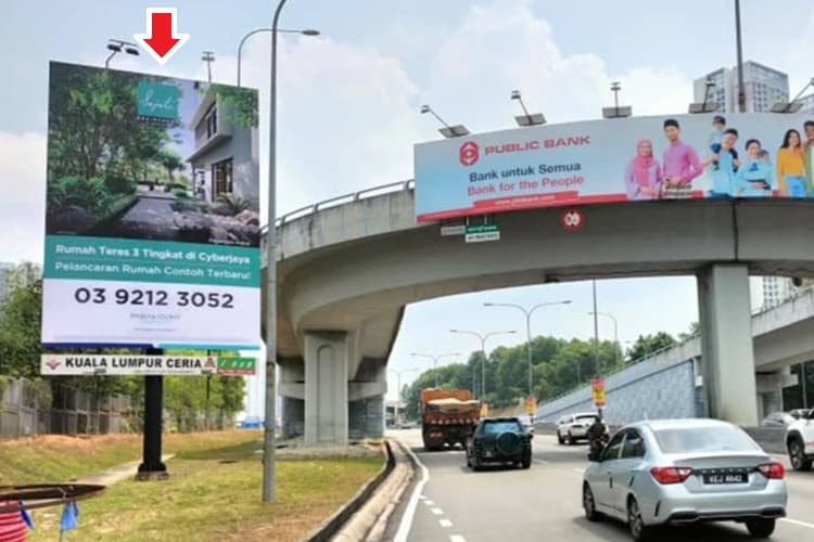 1 Panel Vertical Minipole Billboard at Pavilion 2 Bukit Jalil, Lebuhraya Bukit Jalil, Bukit Jalil, Kuala Lumpur (near Pavillion Bukit Jalil)