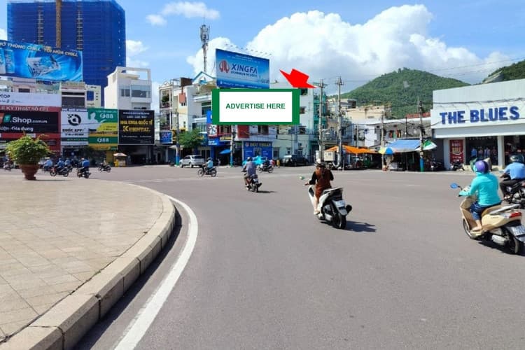 1 bảng quảng cáo treo tường nằm ngang tại 287 Lê Hồng Phong, phường Trần Hưng Đạo, Gia Lai