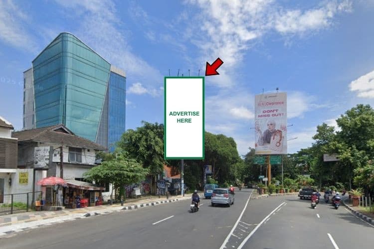1 Panel Vertical Static Billboard at Jl. Margonda, Depok, Jawa Barat 