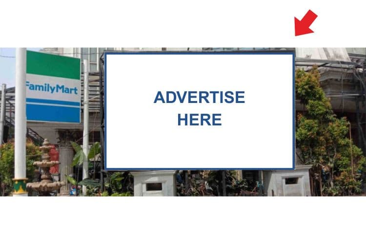1 Panel Vertical Videotron Billboard at Jl. Kendal No. 24, Menteng, Jakarta Pusat, DKI Jakarta (nearby Family Mart)