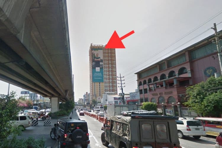 1 Panel Vertical Wall-Mounted Billboard at EDSA Grand Residences Corregidor, Quezon City, Metro Manila (Northbound facing, Near Quezon City University - San Francisco and Toyota North EDSA)