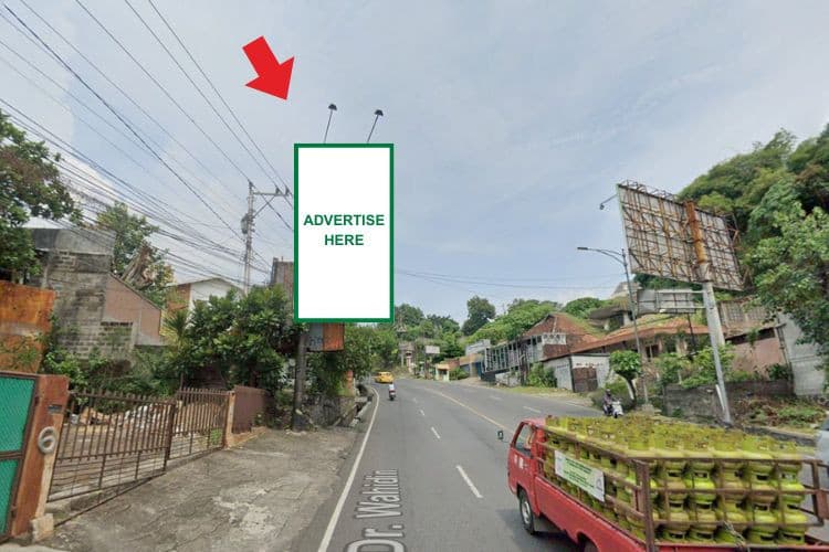 1 Panel Vertical Static Billboard at Jl DR. Wahidin, Semarang, Jawa Tengah  (nearby Vihara Tanah Putih)