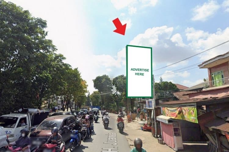 1 Sided Vertical Static Billboard at Jl. H. Juanda Simp, Samarinda, Kalimantan Timur (Side B)