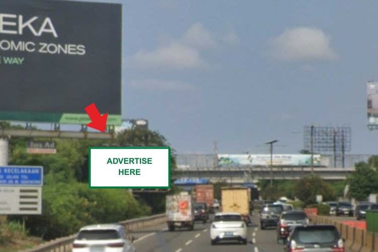 1 Panel Horizontal Static Billboard at JI. Prof Dr Sediyatmo Km 30+750B, Jakarta Barat, DKI Jakarta (To Jakarta)