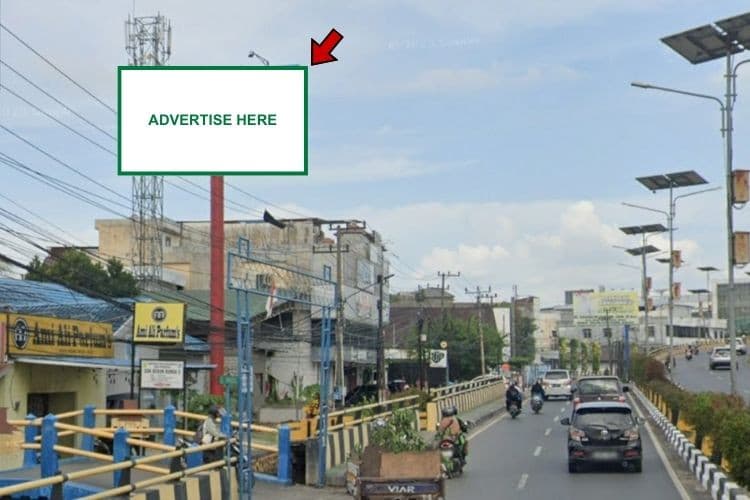 1 Panel Horizontal Static Billboard di Jl. Ahmad Yani KM 3.5, Banjarmasin, Kalimantan Selatan  (nearby Flyover Jl. Pandu)