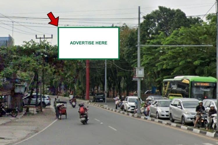 1 Panel Horizontal Static Billboard di Jl. P. Antasari, Banjarmasin, Kalimantan Selatan  (in front of Ramayana Pasar Sentra Antasari)