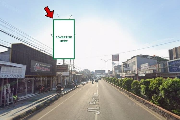 1 Panel Vertical Static Billboard at Jl. Ahmad Yani, Cilegon, Banten (in front of Ramayana Cilegon)