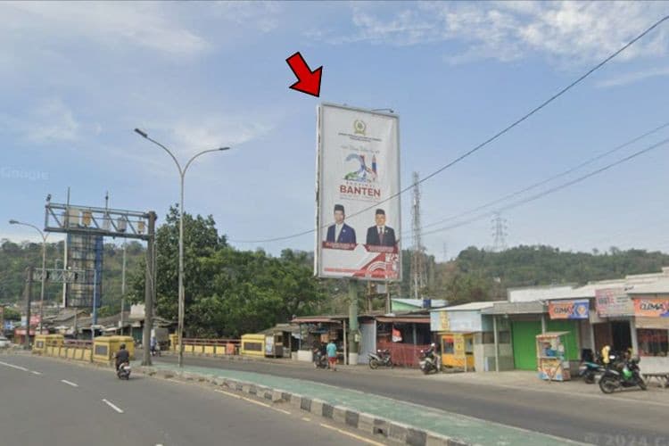 1 Panel Vertical Static Billboard at Jl. Raya Merak, Cilegon, Banten (across Restoran Simpang Raya Merak)
