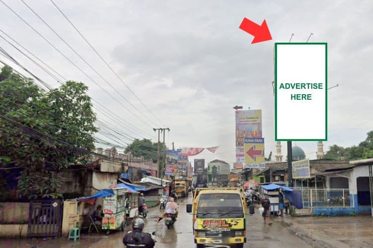 1 Panel Vertical Static Billboard at Jl. Raya Legok - Karawaci, Babakan, Legok, Kabupaten Tangerang, Banten (nearby Indogadai)