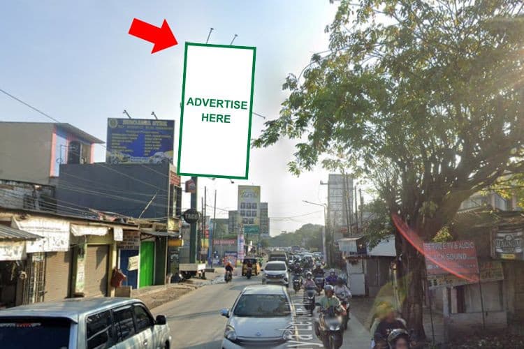 1 Sided Vertical Static Billboard at Jl. Raya Legok Karawaci, Klp. Dua, Kelapa Dua, Kabupaten Tangerang, Banten (nearby SPBU Vivo)