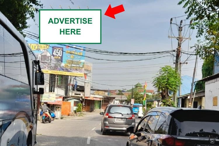 1 Sided Horizontal Static Billboard at Jl. Moh. Toha, Periuk, Periuk, Tangerang, Banten (nearby Bakso Ali Mukti)