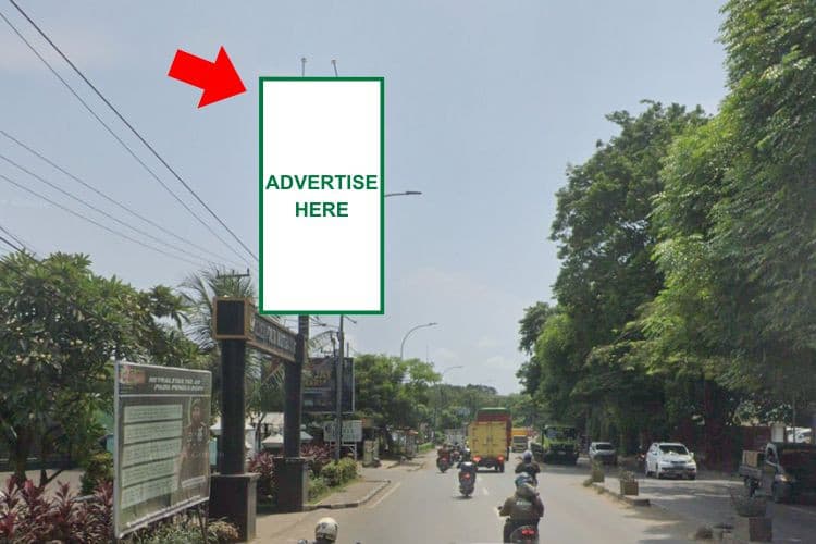 1 Sided Vertical Static Billboard at Jl. Gatot Subroto, Gandasari, Jatiuwung, Tangerang, Banten (nearby Denpom Jaya 1)