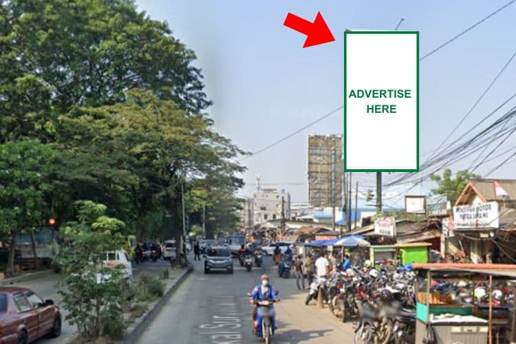 1 Sided Vertical Static Billboard at Jl. Marsekal Suryadarma, Selapajang Jaya, Neglasari, Tangerang, Banten (nearby Soekarno Hatta Airport)