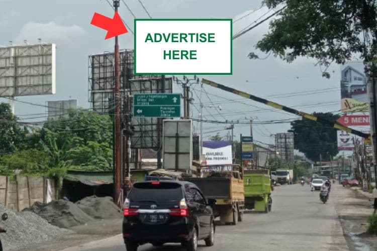 1 Sided Horizontal Static Billboard at Jl. Raya Parung Panjang, Malang Nengah, Pagedangan, Kabupaten Tangerang, Banten (nearby RM Minang Jaya 1)
