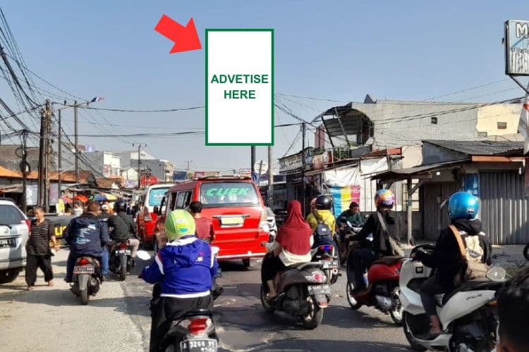 1 Sided Vertical Static Billboard at Jl. Raya Mauk, Sepatan, Sepatan, Kabupaten Tangerang, Banten (nearby Alfamart, side B)