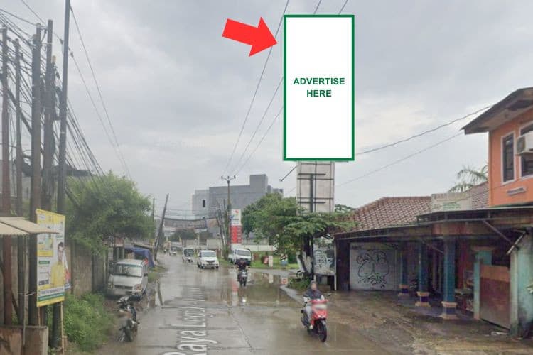 1 Sided Vertical Static Billboard at Jl. Raya Tugu Legok, Legok, Kabupaten Tangerang, Banten (nearby SPBU Pertamina, side B)