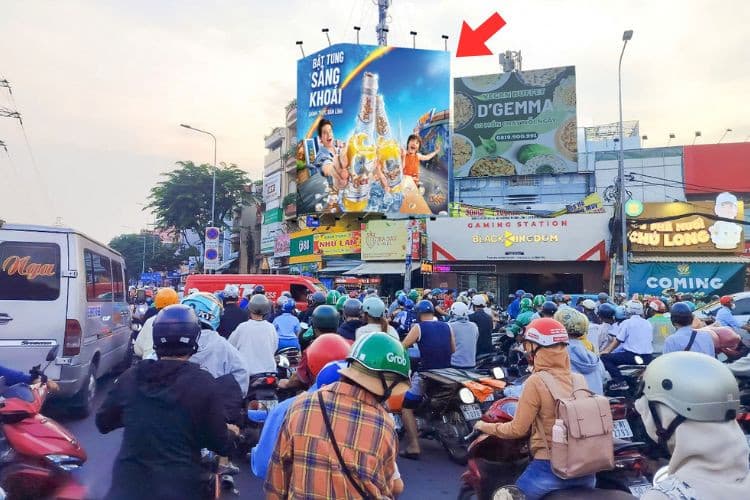 1 bảng quảng cáo ốp tường tại 172 Kinh Dương Vương, Phường An Lạc, Tp. Hồ Chí Minh