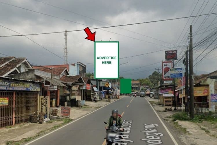 1 Panel Vertical Static Billboard at Jl. Raya Labuan - Pandeglang, Pandeglang, Banten (nearby Terminal Mengger Pandeglang)