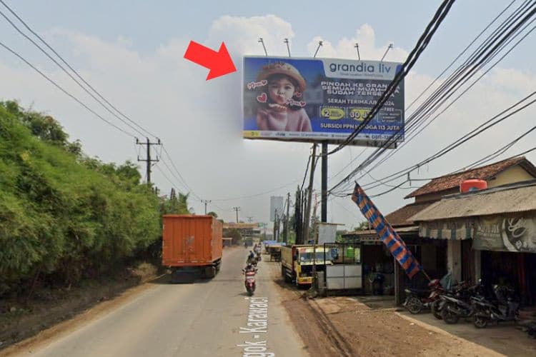 1 Sided Horizontal Static Billboard at Jl. Raya Parung Panjang, Malang Nengah, Pagedangan, Kabupaten Tangerang, Banten (nearby Alfamidi Perempatan Jaha, side B)