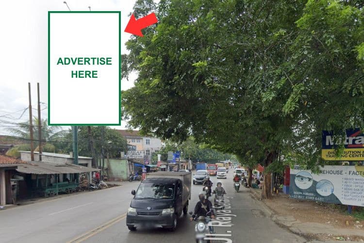 1 Sided Vertical Static Billboard at Jl. Raya Serang, Dukuh, Cikupa, Kabupaten Tangerang, Banten (nearby SPBU Shell)