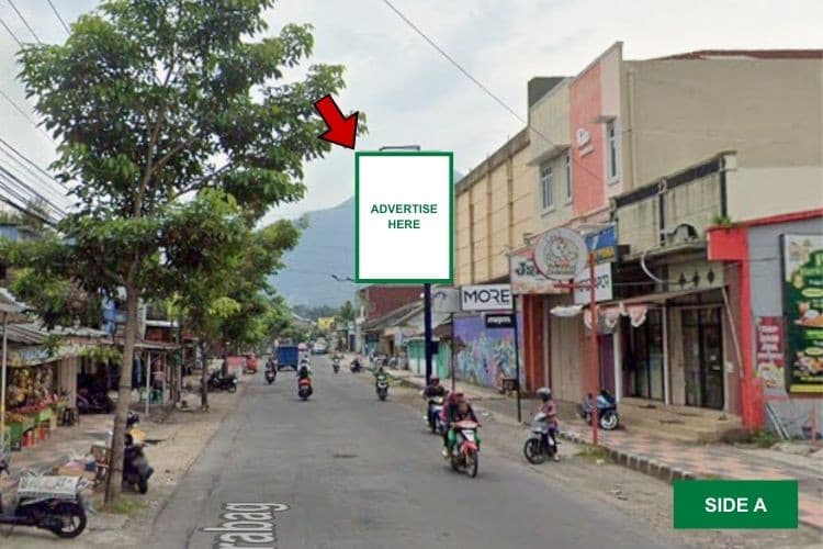 1 Panel Vertical Static Billboard at Jl. KH. Syirat, Magelang, Jawa Tengah  (nearby Kantor Pegadaian Grabag)