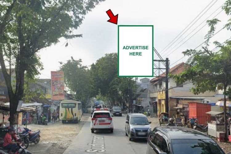 1 Panel Vertical Static Billboard di Jl. Jenderal Sudirman, Grobogan, Jawa Tengah  (dekat Pasar Godong)