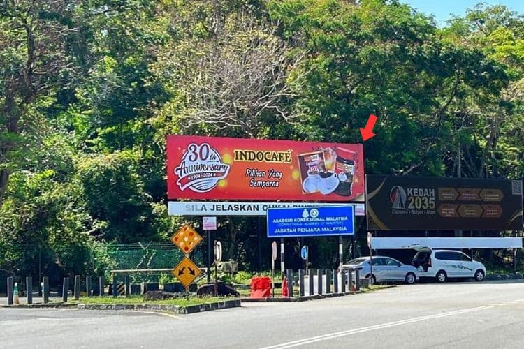 1 Panel Free Standing Billboard at Persiaran Putera, Langkawi, Kedah (infront Jetty Point)