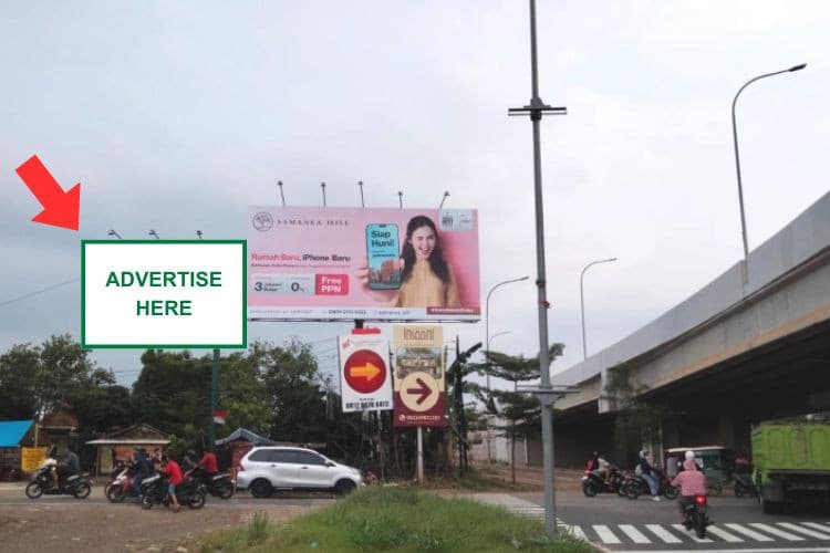 1 Panel Horizontal Static Billboard at Jl. Raya Kadusirung, Kadu Sirung, Pagedangan, Kabupaten Tangerang, Banten (nearby Hiera)