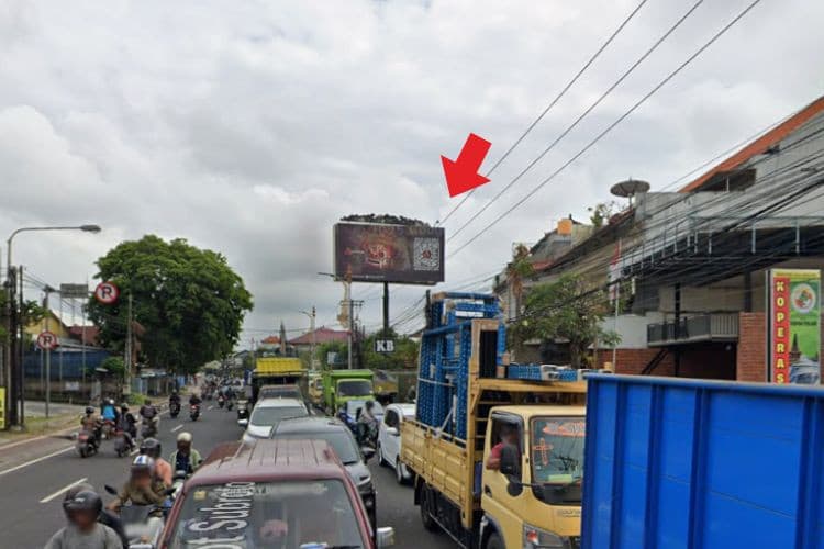 1 Sided Horizontal Static Billboard at Jl. Gatot Subroto Timur No. 14, Denpasar, Bali  (Side B)