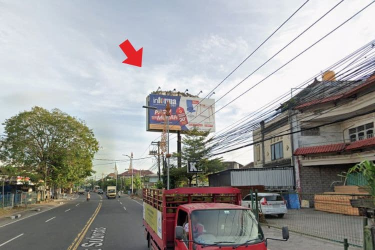 Horizontal Static Billboard at Jl. Gatot Subroto Timur No. 14, Denpasar, Bali