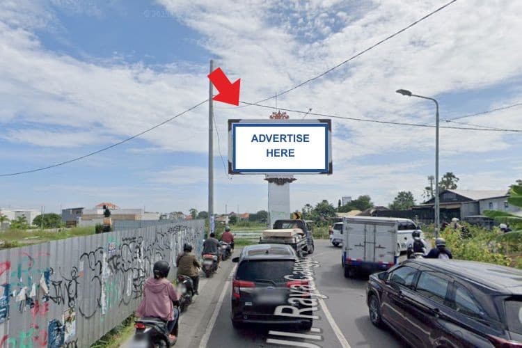 Horizontal Videotron Billboard at Jl. Shortcut Canggu, Badung, Bali