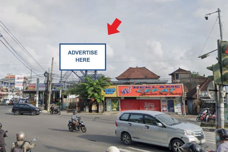 Horizontal Videotron Billboard di Jl. Teuku Umar, Denpasar, Bali  (Intersection Buagan)