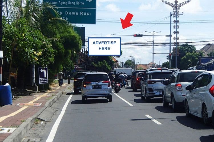 Horizontal Videotron Billboard at Jl. Bypass Ngurah Rai, Denpasar, Bali