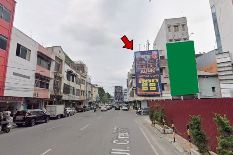 1 Panel Vertical Static Billboard at Jl. Cirebon, Medan, Sumatera Utara  (at Jl. Kotanopan II Intersection)