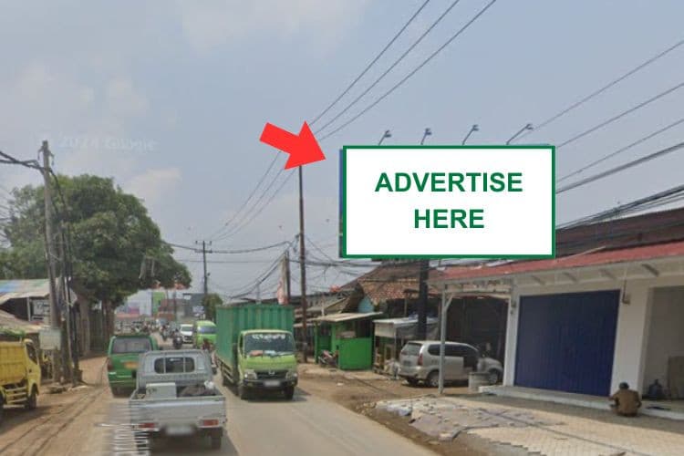 1 Sided Horizontal Static Billboard at Jl. Raya Parung Panjang, Malang Nengah, Pagedangan, Kabupaten Tangerang, Banten (nearby Jaha Baja)
