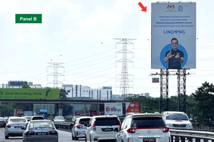 Horizontal Spectacular Billboard at NSE KM146.5, Juru, Seberang Perai, Penang