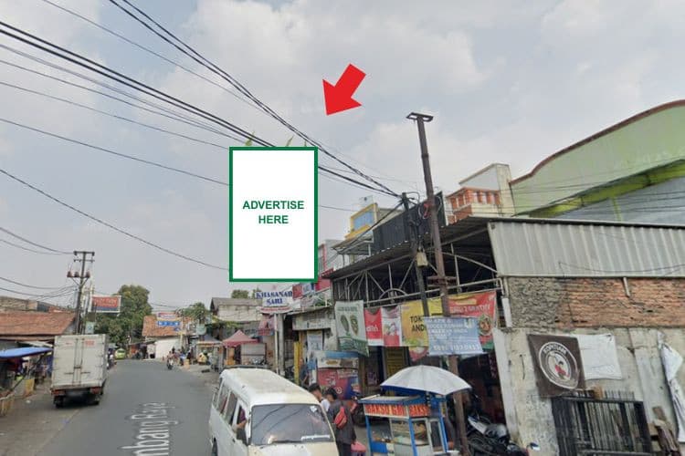 1 Panel Vertical Baliho Billboard at Jl. Ps Jombang, Ciputat, Tangerang Selatan, Banten (nearby Jombang Market)