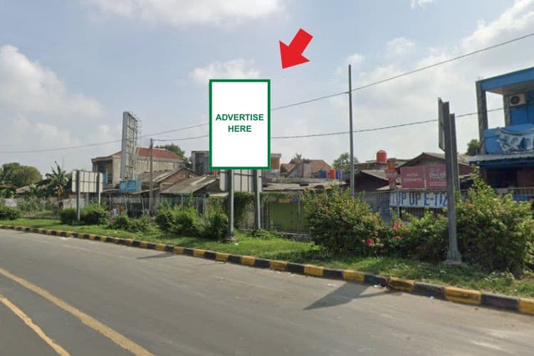 1 Panel Vertical Baliho Billboard at Jl. Raya Balaraja Barat, Kabupaten Tangerang, Banten (nearby Tol Gate Balaraja Barat)