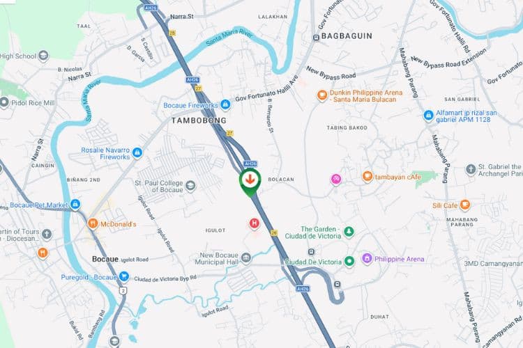 Map Freestanding Billboard at Maharlika Highway, Bocaue, Bulacan (Near Bocaue NLEX Toll Plaza)