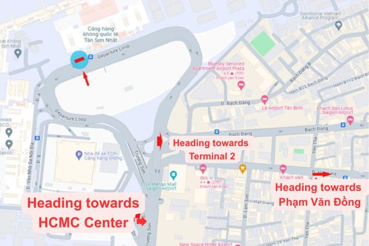 Map -  Horizontal Airport LED Screen Billboard at Tan Son Nhat International Airport, Tan Son Hoa Ward, Ho Chi Minh City (Level 2 Departure Gate, Terminal 2)