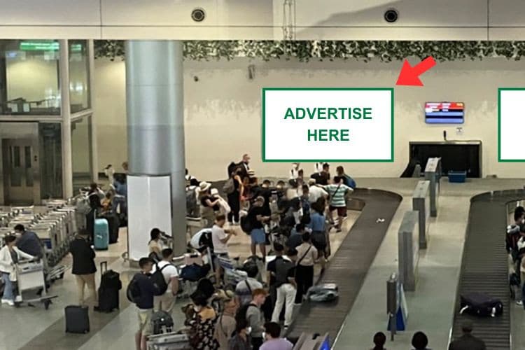 1 Panel Horizontal Light Box Billboard at Tan Son Nhat International Airport, Tan Son Hoa Ward, Ho Chi Minh City (Conveyor belt area, Terminal 2, Lightbox)