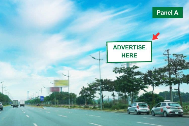 1 bảng quảng cáo 2 mặt tại Sân bay Nội Bài, phường Ba Đình, Hà Nội (Đối diện nhà ga T2 Nội Bài, tuyến đường Nhật Tân - Nội Bài)